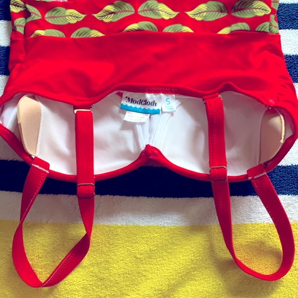 Vintage style Modcloth one piece bathing suit - Picture 3 of 4